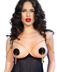 CHILIROSE - CR 4714 COPRI CAPEZZOLI NERO - CHILIROSE ACCESORIES - Intimo per le occasioni speciali | The Game Lingerie