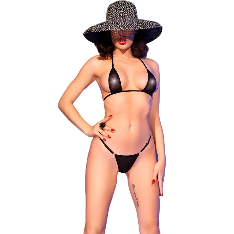 CHILIROSE - CR 4840 MICRO BIKINI NERO S/M - CHILIROSE SUMMER - Intimo per le occasioni speciali | The Game Lingerie