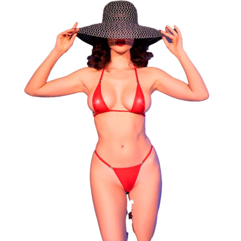 CHILIROSE - CR 4840 MICRO BIKINI ROSSO S/M - CHILIROSE SUMMER - Intimo per le occasioni speciali | The Game Lingerie