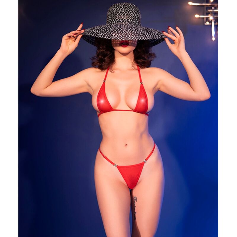 CHILIROSE - CR 4840 MICRO BIKINI ROSSO S/M - CHILIROSE SUMMER - Intimo per le occasioni speciali | The Game Lingerie