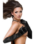 CHILIROSE - GUANTI CR 3192 NERO SATINATO - CHILIROSE ACCESORIES - Intimo per le occasioni speciali | The Game Lingerie