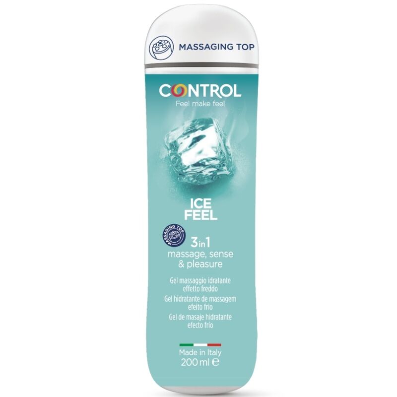 CONTROL - GEL 3 IN 1 ICE FEEL 200 ML - CONTROL LUBES - Intimo per le occasioni speciali | The Game Lingerie
