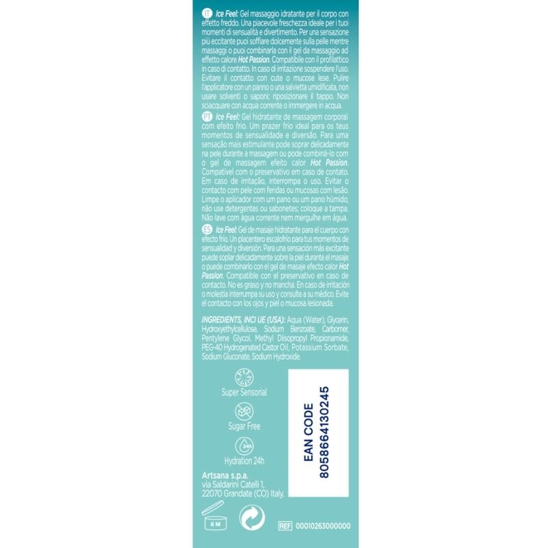 CONTROL - GEL 3 IN 1 ICE FEEL 200 ML - CONTROL LUBES - Intimo per le occasioni speciali | The Game Lingerie