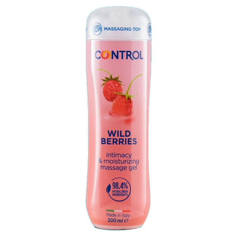 CONTROL - GEL DA MASSAGGIO 3 IN 1 FRUTTI DI BOSCO 200 ML - CONTROL LUBES - Intimo per le occasioni speciali | The Game Lingerie