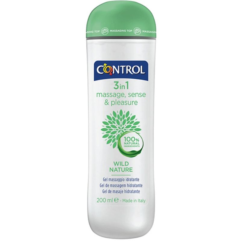 CONTROL - GEL DA MASSAGGIO WILD NATURE 3 IN 1 200 ML - CONTROL LUBES - Intimo per le occasioni speciali | The Game Lingerie