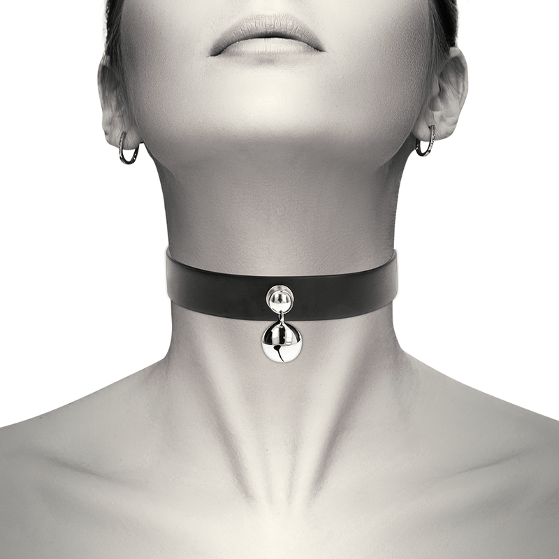 COQUETTE CHIC DESIRE - COLLANA IN PELLE VEGANA ACCESSORIO DONNA CON SONAGLIO - COQUETTE ACCESSORIES - Intimo per le occasioni speciali | The Game Lingerie
