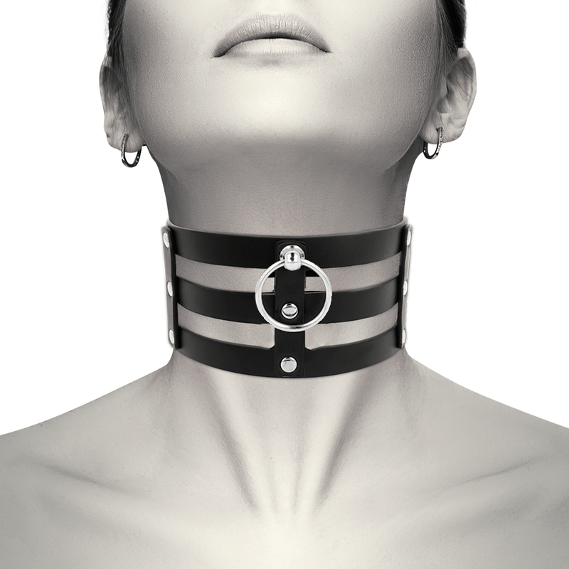 COQUETTE CHIC DESIRE - GIROCOLLO IN PELLE VEGANO STILE FETISH - COQUETTE ACCESSORIES - Intimo per le occasioni speciali | The Game Lingerie