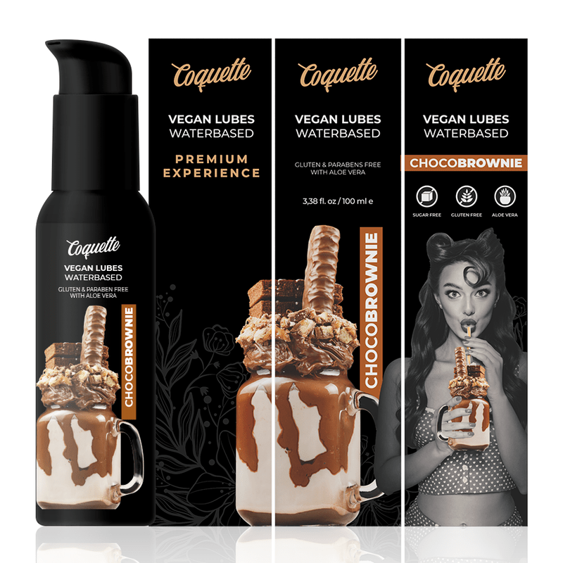 COQUETTE CHIC DESIRE - LUBRIFICANTE VEGANO AL CHOCOBROWNIE ESPERIENZA PREMIUM 100ML - COQUETTE COSMETICS - Intimo per le occasioni speciali | The Game Lingerie