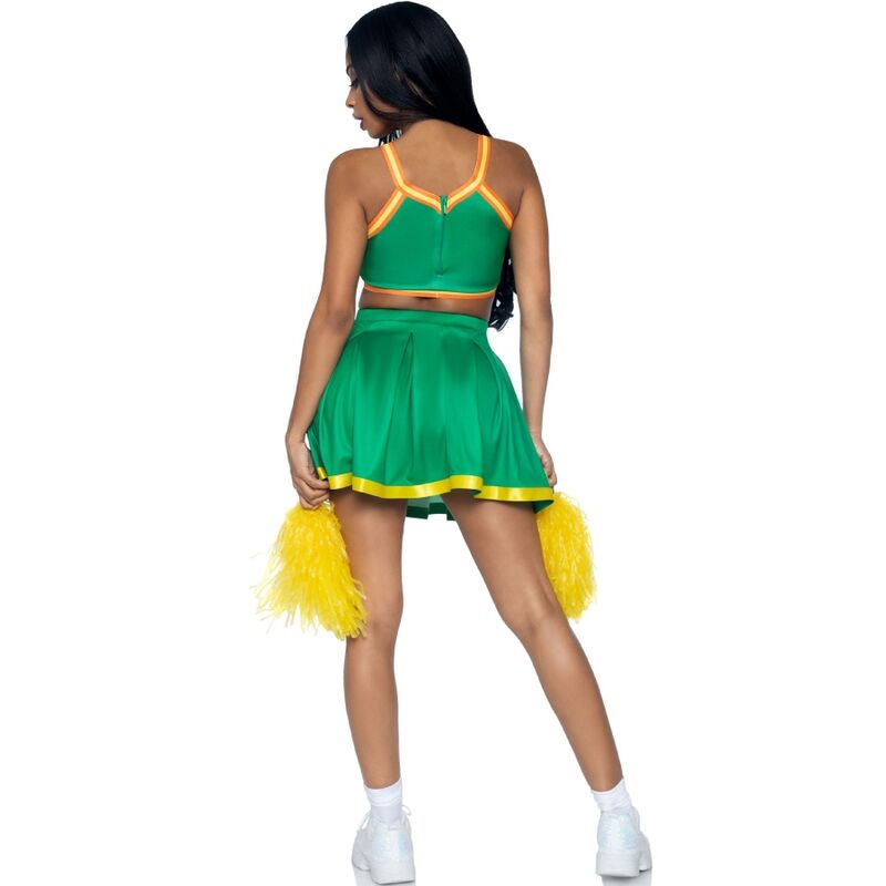 COSTUME DA CHEERLEADER VERDE - LEG AVENUE - TAGLIA M/L - LEG AVENUE COSTUMES - Intimo per le occasioni speciali | The Game Lingerie