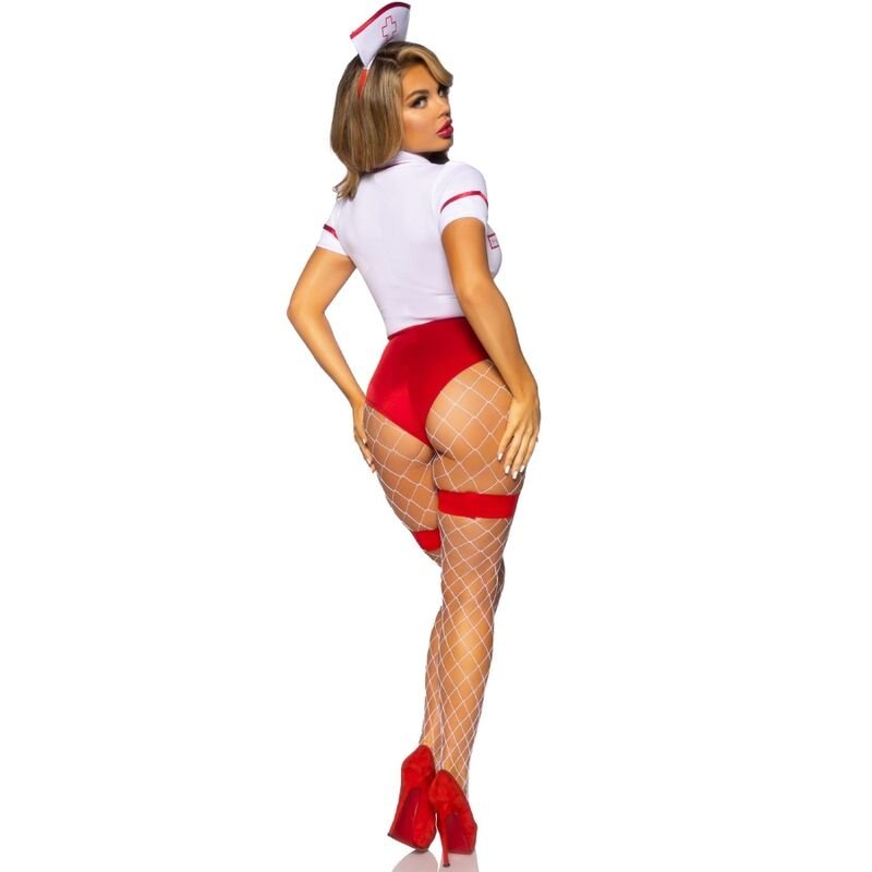 COSTUME INFERMIERA SEXY ROSSO/BIANCO - LEG AVENUE - TAGLIA S - LEG AVENUE COSTUMES - Intimo per le occasioni speciali | The Game Lingerie