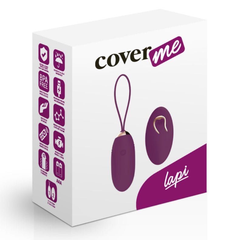 COVERME - UOVO TELECOMANDO LAPI LILLA - COVERME - Intimo per le occasioni speciali | The Game Lingerie
