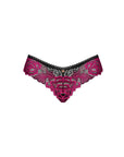 Culotte Mutandine in Pizzo Nero con Ricami a Rose Rosenty | Obsessive 185997 - Obsessive - Intimo per le occasioni speciali | The Game Lingerie
