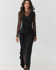  Vestito lungo model 218110 Makadamia 