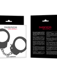 DARKNESS - MANETTE IN METALLO PER MANI NERE - DARKNESS BONDAGE - Intimo per le occasioni speciali | The Game Lingerie