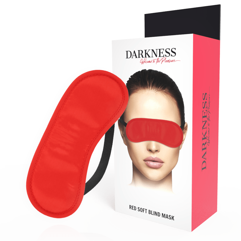 DARKNESS - MASCHERA ROSSA LISCIA - DARKNESS BONDAGE - Intimo per le occasioni speciali | The Game Lingerie