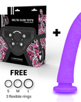 DELTA CLUB - TOYS ARNES + DONG SILICONE VIOLA 20 CM -O- 4 CM - DELTACLUB - Intimo per le occasioni speciali | The Game Lingerie