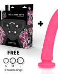 DELTA CLUB - TOYS IMBRACATURA + DONG SILICONE ROSA 20 CM -O- 4 CM - DELTACLUB - Intimo per le occasioni speciali | The Game Lingerie