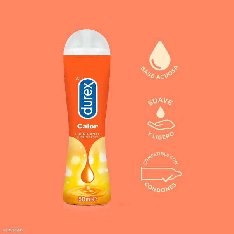 DUREX - LUBRIFICANTE EFFETTO CALORE DUREX PLAY 50 ML - DUREX LUBES - Intimo per le occasioni speciali | The Game Lingerie