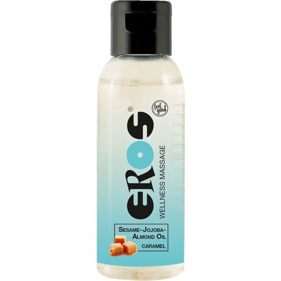 EROS - WELLNESS OLIO DA MASSAGGIO CARAMELLO 50 ML - EROS CLASSIC LINE - Intimo per le occasioni speciali | The Game Lingerie