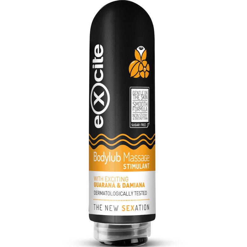 EXCITE - BODYLUB MASSAGGIO STIMOLANTE GUARAN 200 ML - EXCITE - Intimo per le occasioni speciali | The Game Lingerie