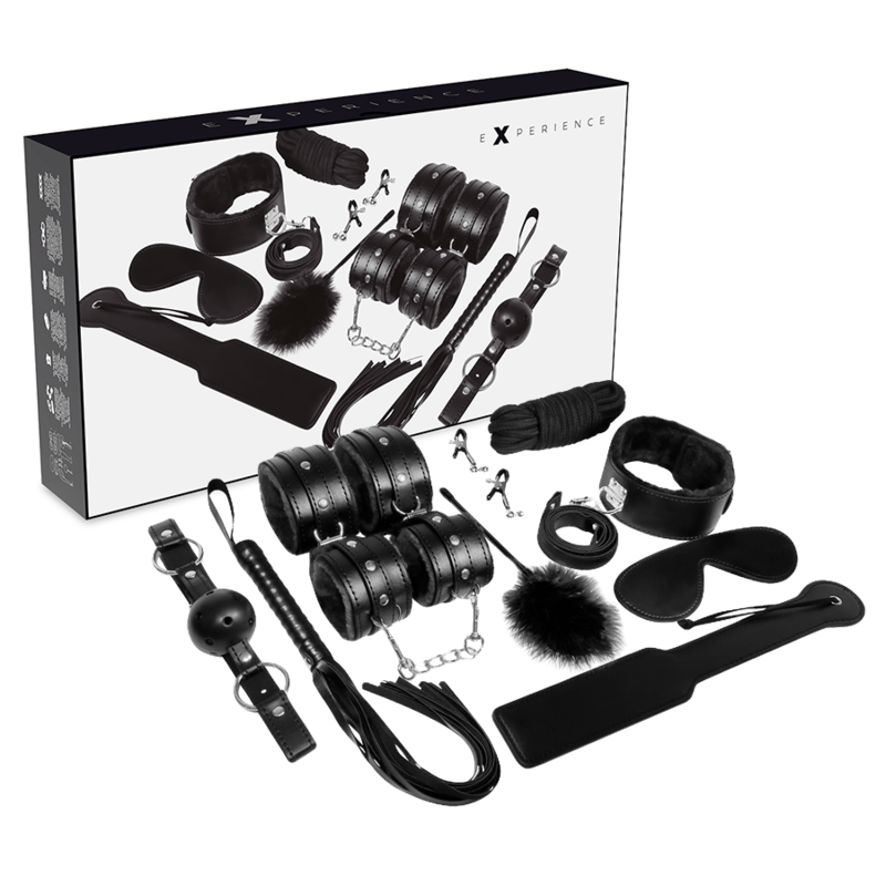 EXPERIENCE - KIT FETISH BDSM SERIE NERA - EXPERIENCE - Intimo per le occasioni speciali | The Game Lingerie