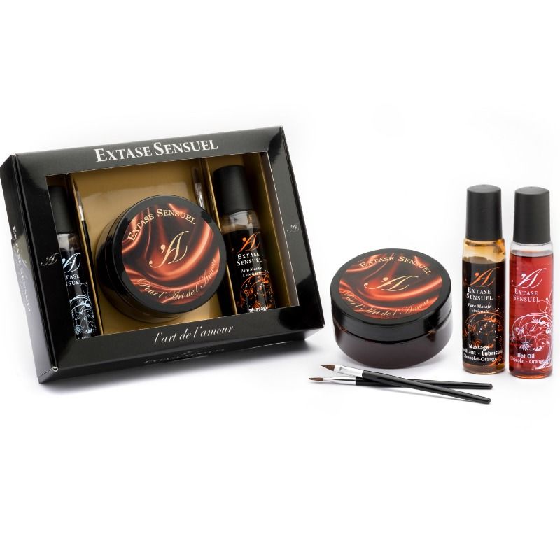 EXTASE SENSUAL - KIT SCRIGNO DI CIOCCOLATO AFRODISIACO - EXTASE SENSUAL - Intimo per le occasioni speciali | The Game Lingerie
