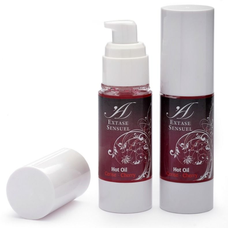 EXTASE SENSUAL - OLIO CALORE STIMOLANTE ALLA CILIEGIA 30 ML - EXTASE SENSUAL - Intimo per le occasioni speciali | The Game Lingerie