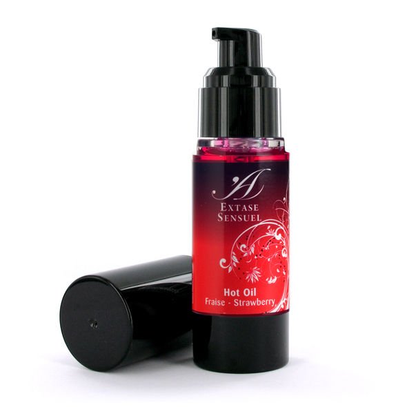 EXTASE SENSUAL - OLIO CALORE STIMOLANTE ALLA FRAGOLA 30 ML - EXTASE SENSUAL - Intimo per le occasioni speciali | The Game Lingerie