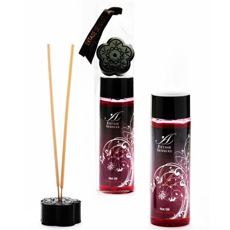 EXTASE SENSUAL - OLIO STIMOLANTE DI CILIEGIA 100 ML - EXTASE SENSUAL - Intimo per le occasioni speciali | The Game Lingerie