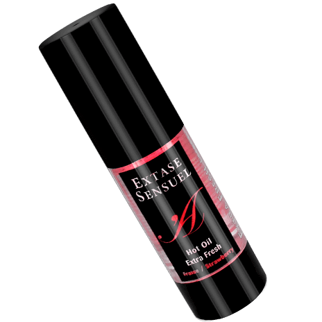 EXTASE SENSUAL - OLIO STIMOLANTE HEAT TRIP ALLA FRAGOLA 35 ML - EXTASE SENSUAL - Intimo per le occasioni speciali | The Game Lingerie