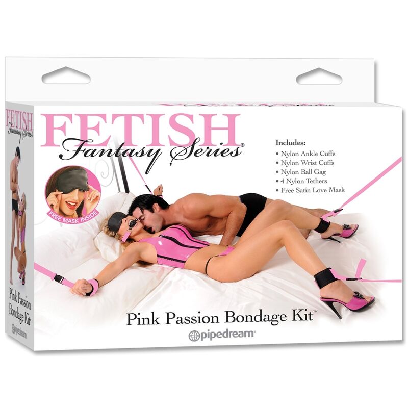 FETISH FANTASY SERIES - KIT BONDAGE ROSA - FETISH FANTASY SERIES - Intimo per le occasioni speciali | The Game Lingerie