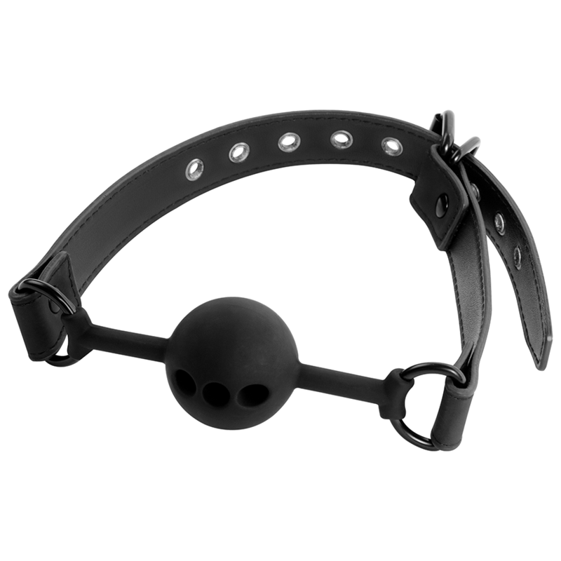 FETISH SUBMISSIVE BONDAGE - BALL GAG IN SILICONE TRASPIRANTE - FETISH SUBMISSIVE BONDAGE - Intimo per le occasioni speciali | The Game Lingerie