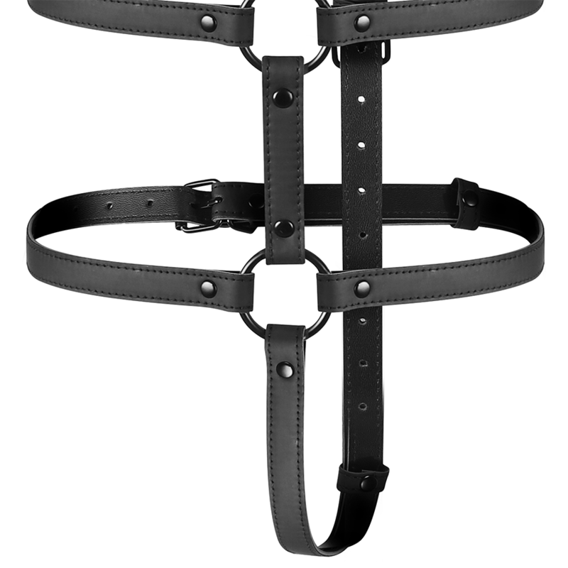 FETISH SUBMISSIVE BONDAGE - IMBRACATURA REGOLABILE TORSO E BRACCIA - FETISH SUBMISSIVE BONDAGE - Intimo per le occasioni speciali | The Game Lingerie