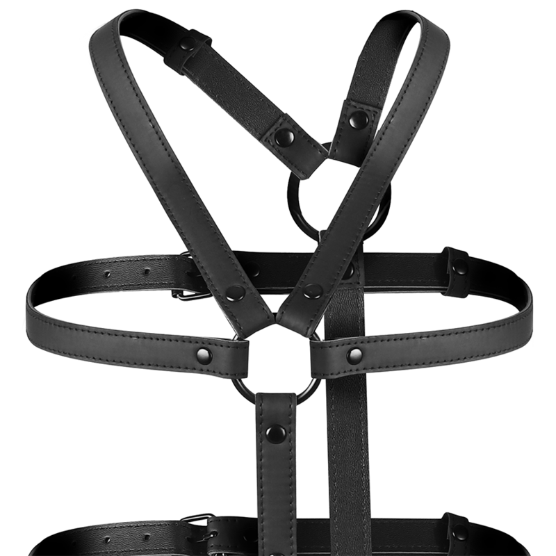 FETISH SUBMISSIVE BONDAGE - IMBRACATURA REGOLABILE TORSO E BRACCIA - FETISH SUBMISSIVE BONDAGE - Intimo per le occasioni speciali | The Game Lingerie