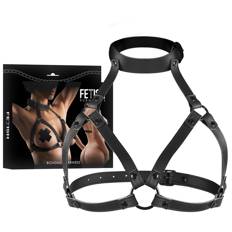 FETISH SUBMISSIVE BONDAGE - IMBRACATURA TORACE REGOLABILE - FETISH SUBMISSIVE BONDAGE - Intimo per le occasioni speciali | The Game Lingerie