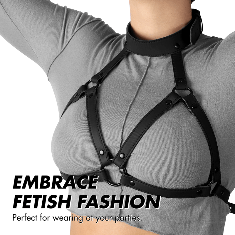 FETISH SUBMISSIVE BONDAGE - IMBRACATURA TORACE REGOLABILE - FETISH SUBMISSIVE BONDAGE - Intimo per le occasioni speciali | The Game Lingerie