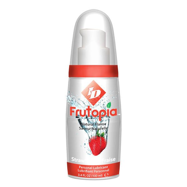 ID FRUTOPIA - LUBE FRAGOLA 100ML - ID FRUTOPIA - Intimo per le occasioni speciali | The Game Lingerie