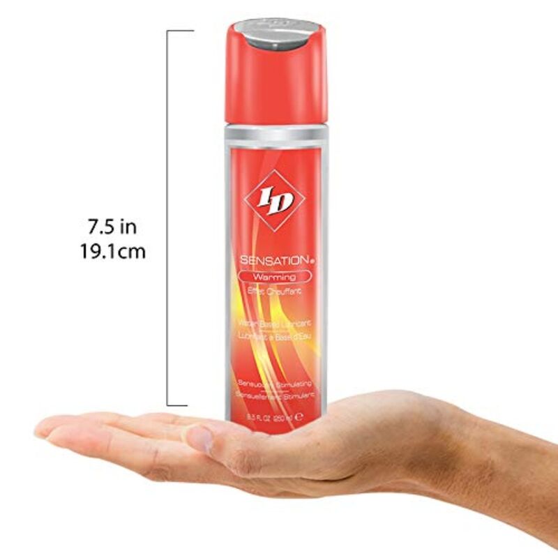 ID SENSATION - LUBRIFICANTE A BASE ACQUA CON EFFETTO CALORE 250 ML - ID SENSATION - Intimo per le occasioni speciali | The Game Lingerie