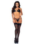 LEG AVENUE - THREE PIECE VINYL SET S/M