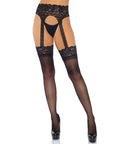 LEG AVENUE - CHAUSSETTES À BRETELLES OPAQUES TAILLE UNIQUE