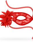 OHMAMA - MASQUES AVEC DENTELLE ET FLEUR ROUGE