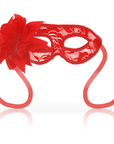 OHMAMA - MASQUES AVEC DENTELLE ET FLEUR ROUGE