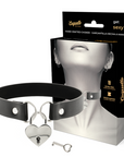 COQUETTE CHIC DESIRE - COLLANA IN PELLE VEGANA CON ACCESSORIO CUORE CON CHIAVE