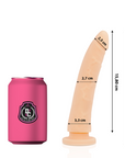 DILDO IN SILICONE MEDICO NATURALE 17 CM -O- 3 CM - DELTA CLUB