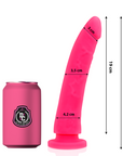 DILDO IN SILICONE MEDICO ROSA 20 CM -O- 4 CM - DELTA CLUB
