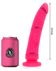 DILDO IN SILICONE MEDICO ROSA 23 CM -O- 4.5 CM - DELTA CLUB