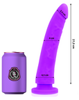 DILDO IN SILICONE MEDICO LILLA 23 CM -O- 4.5 CM - DELTA CLUB