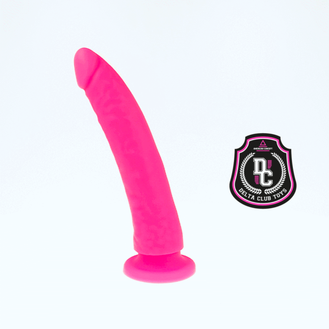 DELTA CLUB - TOYS GODE MÉDICAL EN SILICONE ROSE 17 CM -O- 3 CM