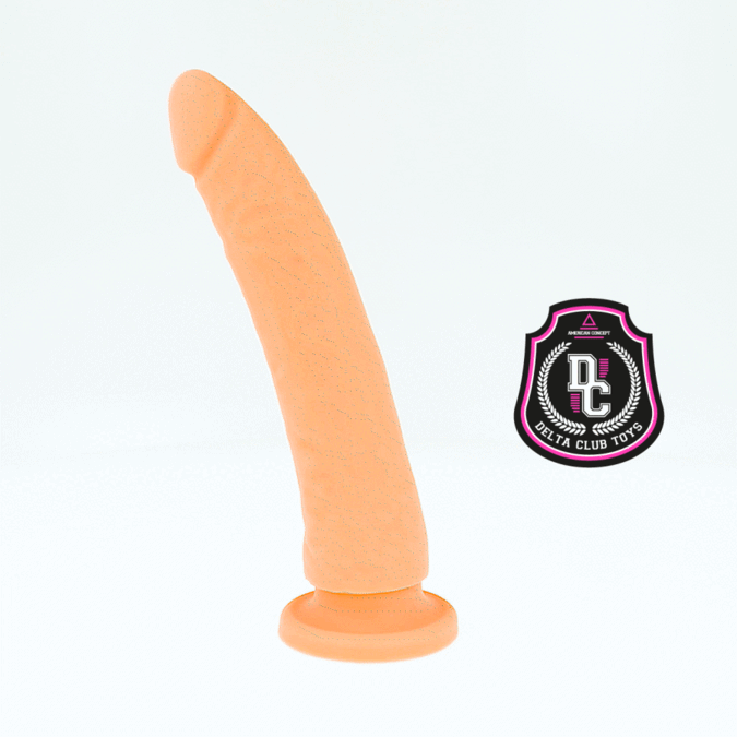 DILDO IN SILICONE MEDICO NATURALE 20 CM -O- 4 CM - DELTA CLUB