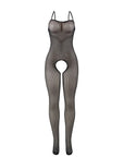 SUBBLIME - 951726 BODYSTOCKING A RETE ELASTICA NERA SENZA CAVALLO TAGLIA UNICA